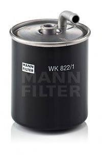 Топливный фильтр MANN-FILTER WK 822/1
