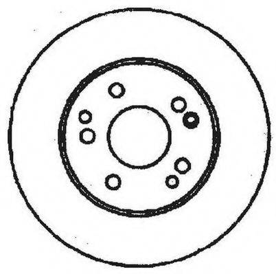 Тормозной диск JURID 561333JC