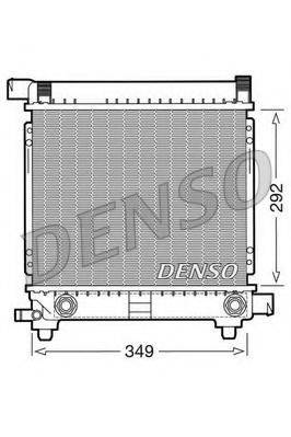 Радиатор охлаждения двигателя DENSO DRM17027