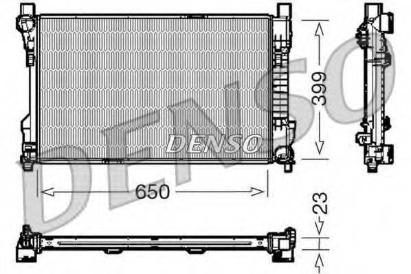 Радиатор охлаждения двигателя DENSO DRM17081